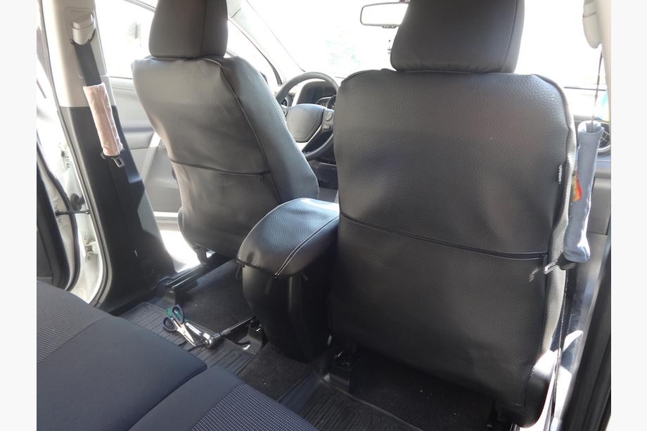 Toyota Rav 4 2013-2018 Fundas de Asientos de Coche (Polipiel↗Tela, Premium) Foto 29