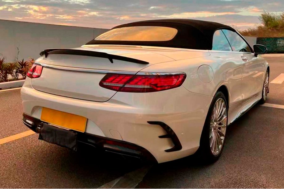 Mercedes S-class C217 Coupe 2014-2020 Alerón V2 (Cabrio, Carbono) Foto 2