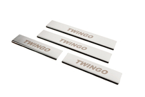 Renault Twingo 2007-2014 Protector de umbral de puerta Carmos de acero inoxidable foto 2