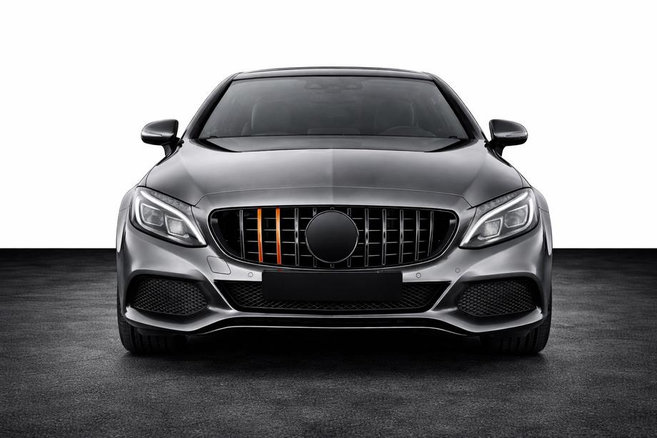Mercedes C-class W205 2014-2021 Parrilla delantera Rocket (2018+, para Avantgarde/AMG-Line/C43 AMG) Image