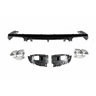 Difusor Trasero Black con Salidas Chrome (Diseño AMG63) foto 2