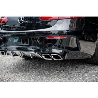 Difusor Trasero Black con Salidas Chrome (Diseño AMG63) foto 1