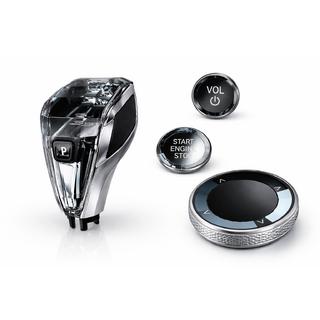 Juego de elementos de cristal interior (selector de cambio automático + botones) BMW X7 G07 2019- foto 1