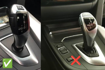 BMW X4 F26 2014-2018 Juego de elementos de cristal interior (selector de cambio automático + botones) foto 6