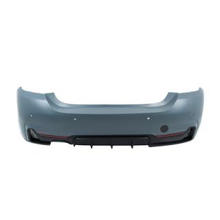 Paragolpes trasero con difusor para escape doble en un solo lado M-Sport BMW 4 Series F32/F33/F36 2012-2020 foto 1