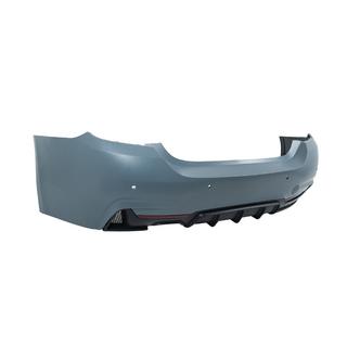 Paragolpes trasero con difusor para escape doble en un solo lado M-Sport BMW 4 Series F32/F33/F36 2012-2020 foto 3