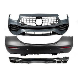 Kit de carrocería AMG E63 con parachoques trasero (para 2020-2024) foto 2