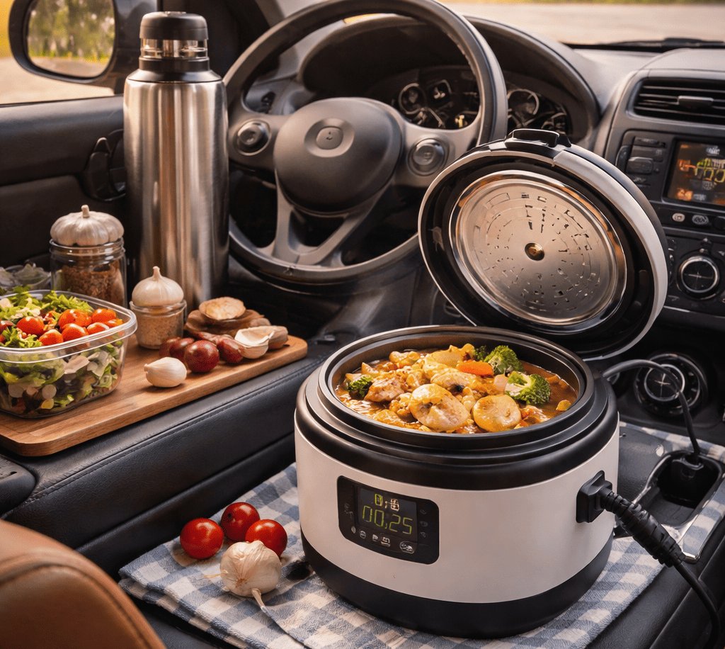 ¿Cómo cocinar con una multicocina para coche?