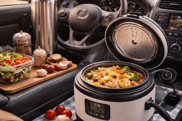 ¿Cómo cocinar con una multicocina para coche?
