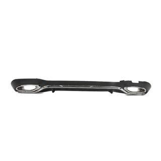 Difusor trasero con colas de escape AMG-Line Silver (para 2020-2024) foto 1