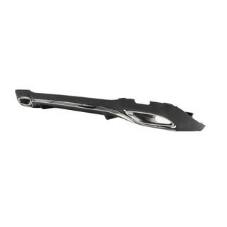 Difusor trasero con colas de escape AMG-Line Silver (para 2020-2024) foto 2