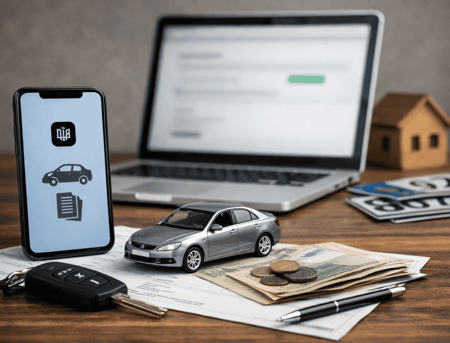 Cómo cambiar el registro de un coche en Diia: guía paso a paso