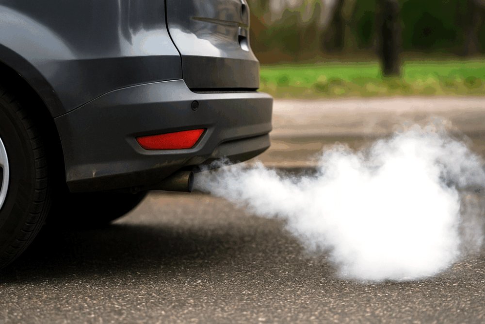 Por qué tu coche echa humo blanco: causas y qué hacer