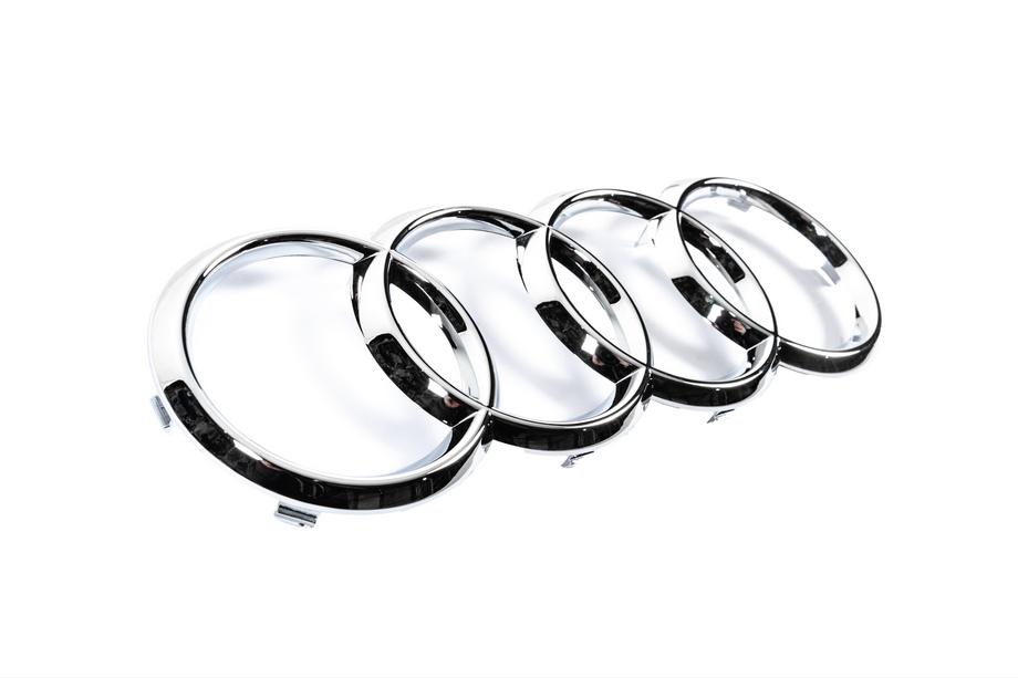 Audi Emblema delantero Audi cromado (285 x 100 mm) Foto 3