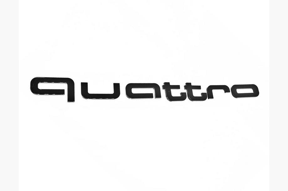 Audi Emblema Quattro Black Image