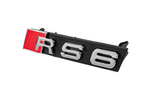 Audi Emblema para parrilla RS6 V2 foto 2
