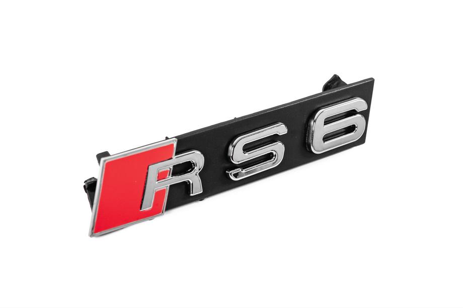Audi Emblema para parrilla RS6 V2 Foto 3