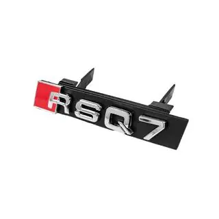 Emblema para parrilla RSQ7 foto 2