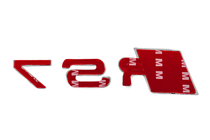 Audi Emblema de letras RS7 foto 4