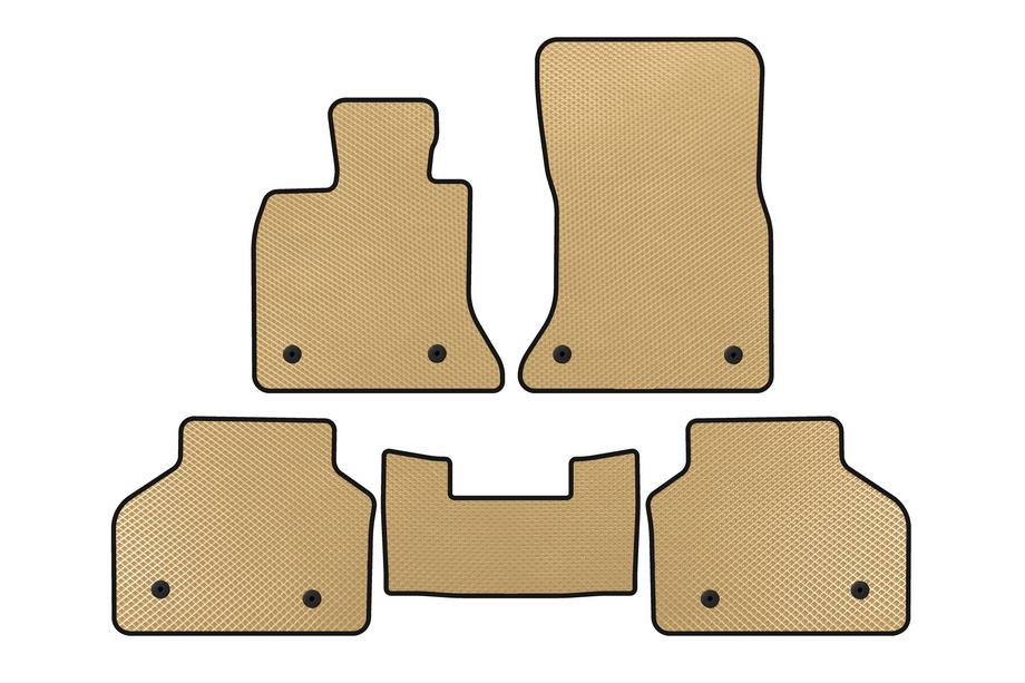 BMW 5 Series F07 2009–2017 Alfombrillas EVA (Beige) Image