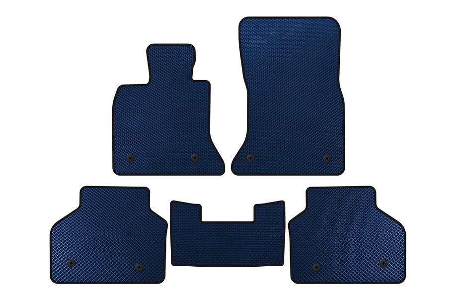 BMW 5 Series F07 2009–2017 Alfombrillas EVA (Azul) Image