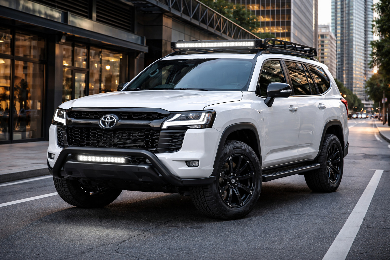 Primer upgrade del Toyota Land Cruiser 300 para la ciudad, sin chapuzas