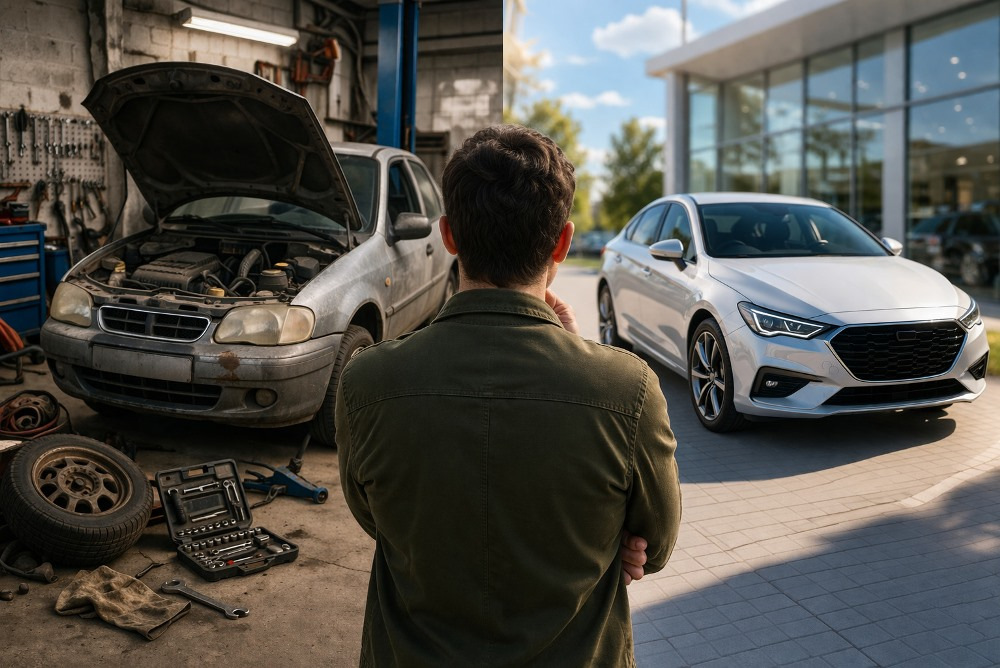 ¿Qué conviene más: reparar un coche viejo o comprar otro?