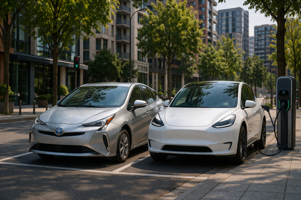 Híbrido o coche eléctrico: ¿qué es mejor para la ciudad?