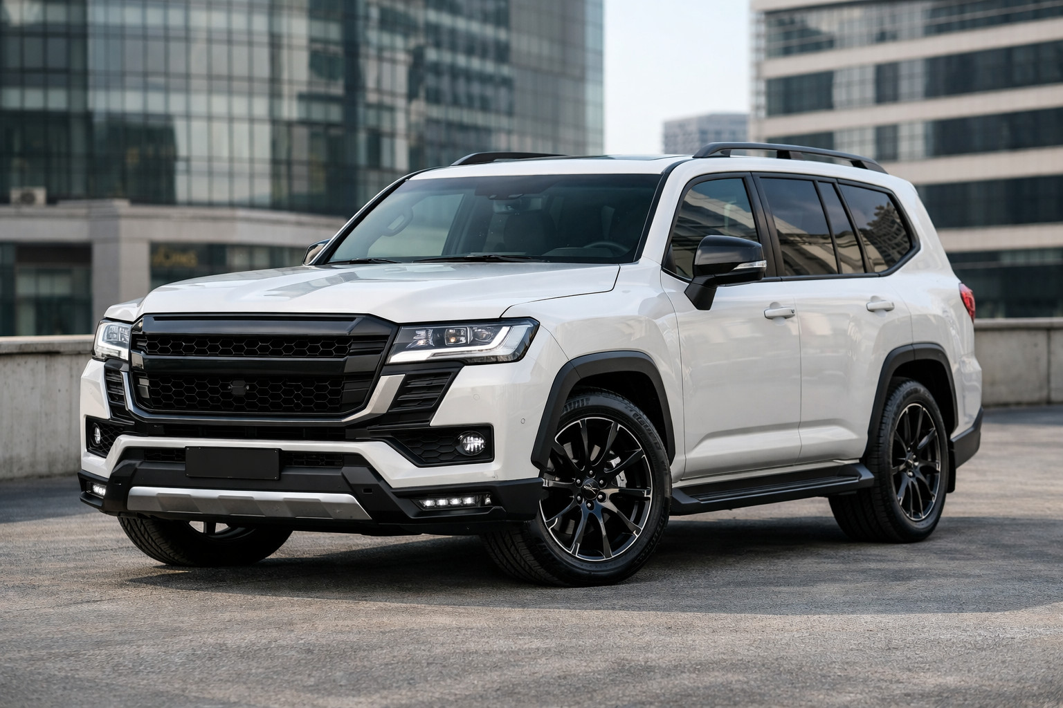 Paquete de estilo urbano para Toyota Land Cruiser 300: imagen vs. coste