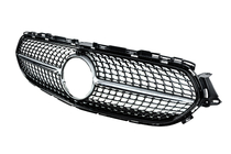 Mercedes E-class W213 2016-2023 Parrilla delantera Diamond Silver (para Base, 2020-2023) foto 2