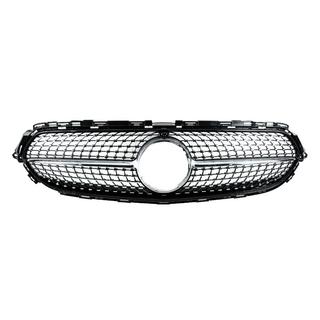 Parrilla delantera Diamond Silver (para Base, 2020-2023) Mercedes E-сlass W213 2016-2023 foto 1