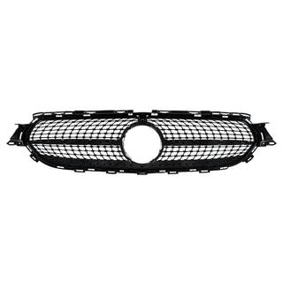 Parrilla delantera Diamond Silver (para Base, 2020-2023) Mercedes E-сlass W213 2016-2023 foto 4
