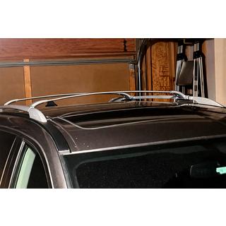 Barras transversales de baca para rieles de techo OEM (2 uds) Nissan Pathfinder R52 2012-2021 foto 4