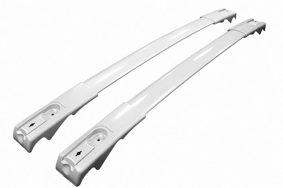 Toyota Rav 4 2013-2018 Barras transversales de baca para rieles de techo OEM (2 uds) Gris Foto 3