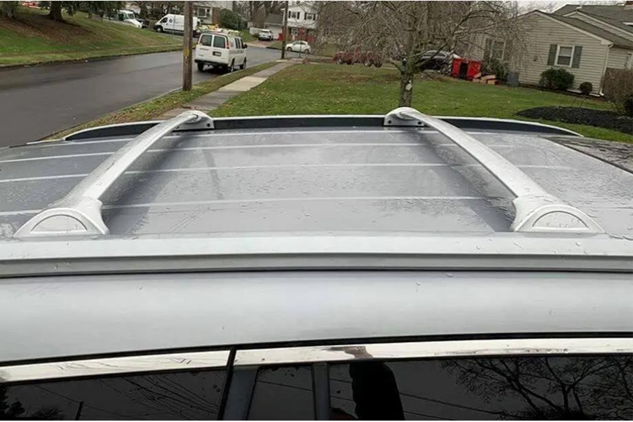 Acura MDX 2013-2020 Barras transversales de techo para raíles integrados OEM (2 uds) Foto 2