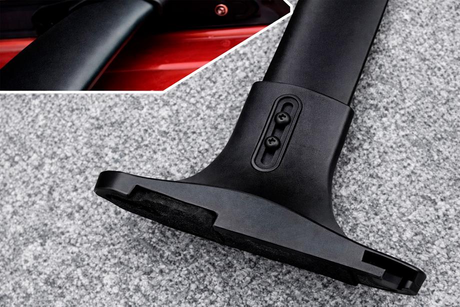 Ford Ecosport 2013-2022 Barras transversales de techo para raíles integrados OEM (2 uds) Foto 8
