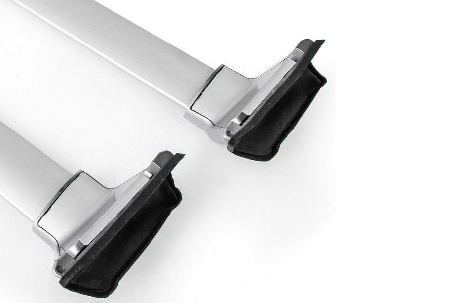 Honda CRV 2012-2016 Barras de techo (barras transversales) para raíles integrados OEM (aluminio) Gris Foto 11