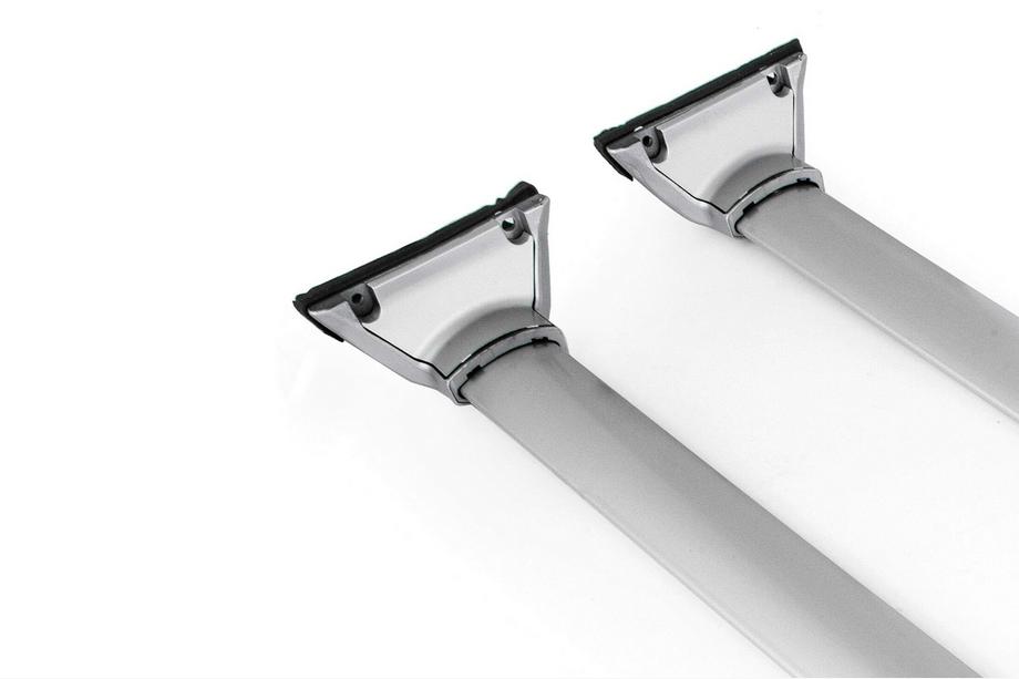 Honda CRV 2012-2016 Barras de techo (barras transversales) para raíles integrados OEM (aluminio) Gris Foto 9