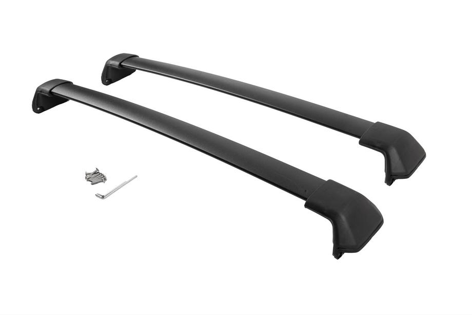 Honda CRV 2012-2016 Barras de techo (barras transversales) para raíles integrados OEM (aluminio) Gris Foto 3