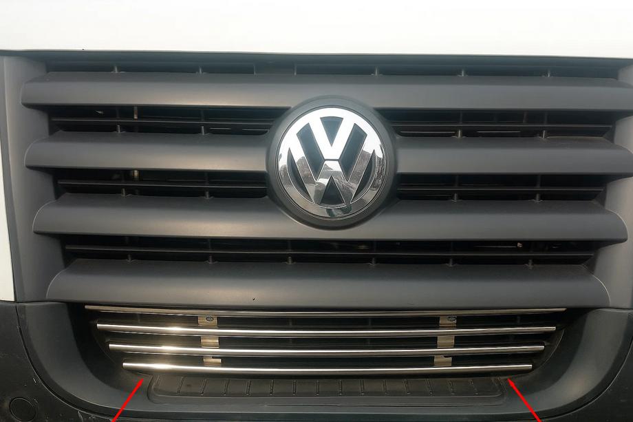 Volkswagen Crafter 2006-2016 Parrilla de parachoques acero inoxidable Image