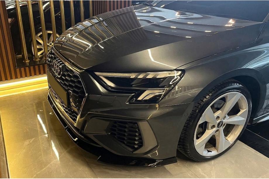 Audi A3 2020- Lip delantero EuroCap (para S-line, 2020-2024, ABS) Foto 3