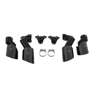 Colas de escape V2 Black estilo X5M F95 foto 2