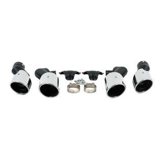 Colas de escape V2 Silver estilo X5M F95 foto 1