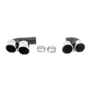 Colas de escape V1 Silver estilo X6M F96 foto 1