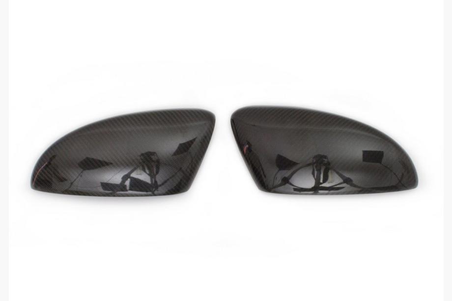 Volkswagen Beetle 2011-2015 Cubiertas de Espejos (2 uds, Fibra de Carbono Real) Foto 3