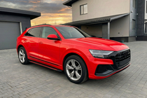 Audi Q8 2018- Estribos laterales Maya Red (2 uds., Aluminio) foto 3