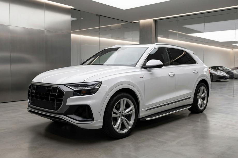 Audi Q8 2018- Estribos laterales Maya V2 (2 uds., Aluminio) Image
