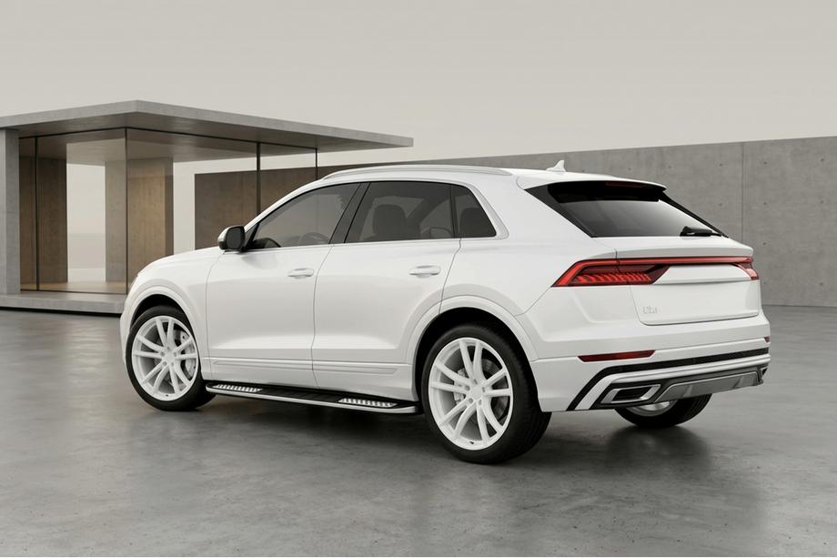 Audi Q8 2018- Estribos laterales Tayga V2 (2 uds, Aluminio) Image