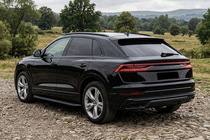 Audi Q8 2018- Estribos Laterales Tayga Black (2 uds., Aluminio) foto 1