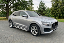 Audi Q8 2018- Estribos Laterales Maydos V2 (2 uds., Aluminio y Acero Inoxidable) foto 1